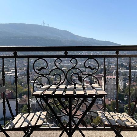 Stylish Studio, Skopje Centre - Private Parking - Panoramic Views Exterior foto